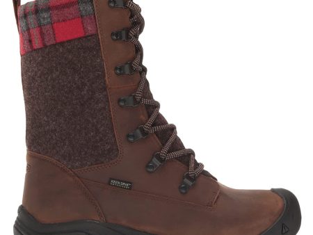 Keen Womens Boots Greta Tall Casual Lace-Up Ankle Outdoor Leather Textile - UK 7.5 Sale