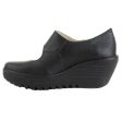 Fly London YASI 682 Black Womens Wedge Heel Mary Jane Shoes - UK 5 Fashion