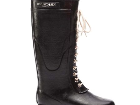 Ilse Jacobsen Womens Boots Rub1 Casual Lace-Up Calf Length Rubber - UK 5.5 Cheap