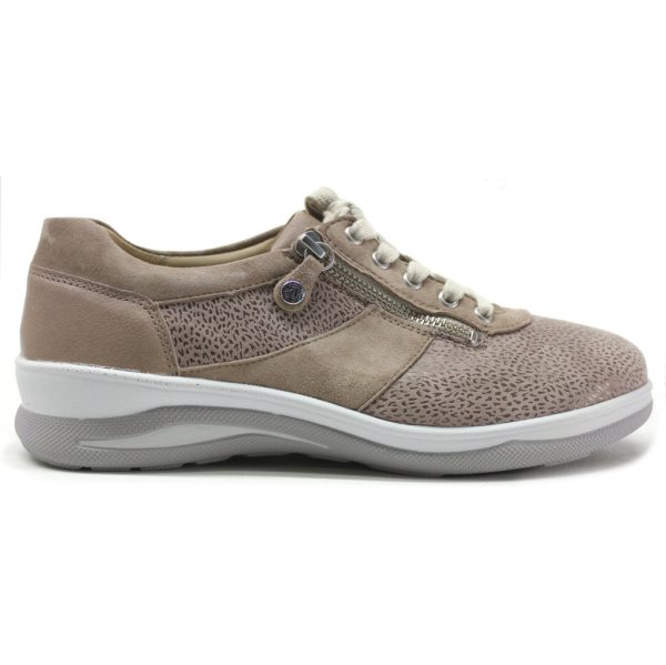 Fidelio Womens Shoes Haley Casual Lace-Up Zip-Up Low Profile Leather - UK 6 on Sale