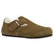 London Shearling Suede Leather Unisex Shoes Fashion