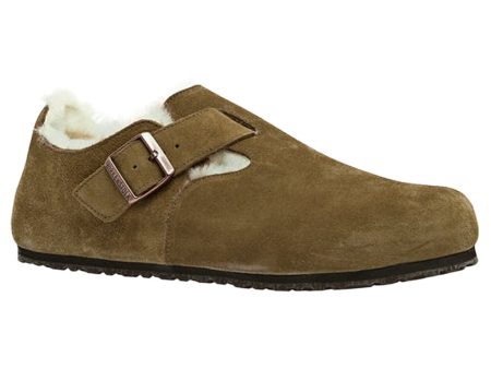 London Shearling Suede Leather Unisex Shoes Fashion