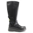 Mynt908Fly Leather Women s Zip Up Knee High Boots For Discount