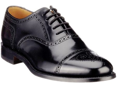 Loake 201 201B-F Leather Mens Shoes - Black - UK 10.5 Online Sale