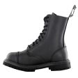 Grinders Unisex Stag CS Leather Black Boots - UK 9 Supply