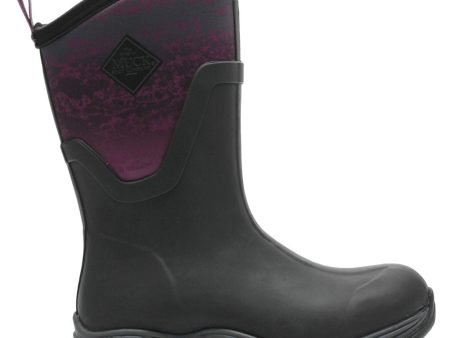 Muck Boot Womens Boots Arctic Sport II Mid Pull-On Wellington Rubber Textile - UK 4 Fashion