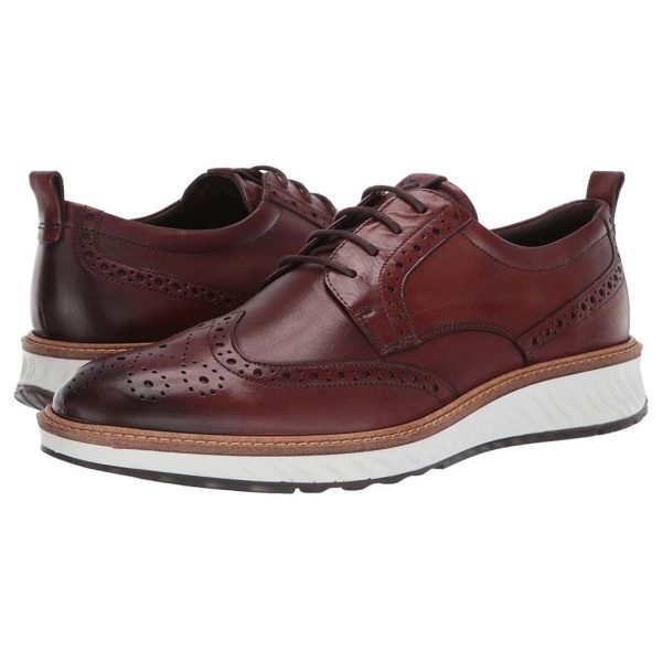 Ecco Mens Shoes ST 1 Hybrid 836424 Casual Lace-Up Low-Profile Leather - UK 9-9.5 Hot on Sale