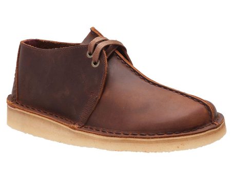 Clarks Originals Mens Shoes Desert Trek Casual Lace-Up Ankle Leather - UK 8 For Cheap