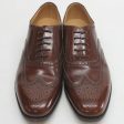 Loake 202 Brown Mens Leather Lace-up Brogues Wingtip Oxford Shoes - UK 9 Fashion