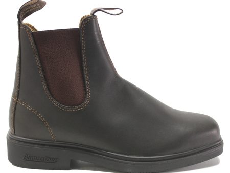 067 Water-Resistant Leather Unisex Chelsea Boots Discount