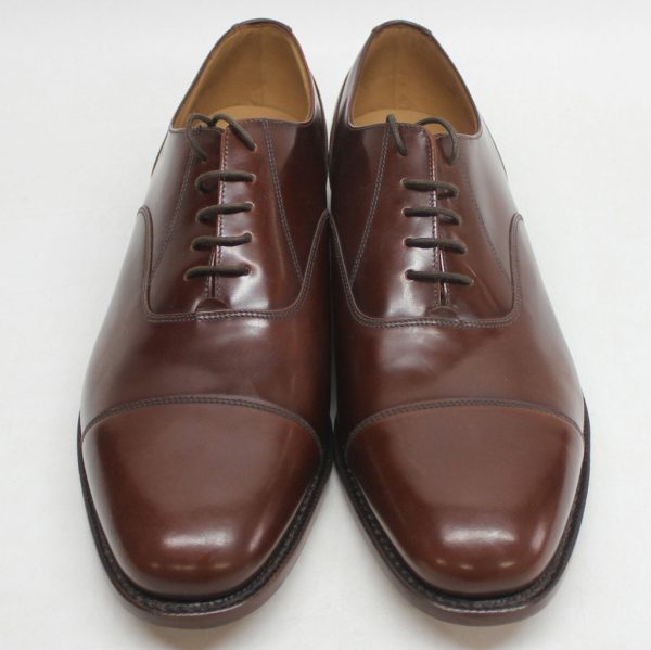 Loake 200 Brown Mens Leather Oxford Formal Smart Lace-up Shoes - UK 11 For Cheap