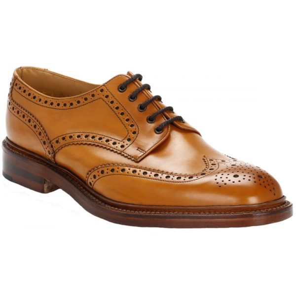 Chester Polished Leather Men s Brogue Shoes Hot on Sale