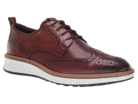 Ecco Mens Shoes ST 1 Hybrid 836424 Casual Lace-Up Low-Profile Leather - UK 8-8.5 For Cheap