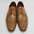 Loake Mens Shoes Kruger Brogue Wingtip Work Casual Flat Leather - UK 7.5 on Sale