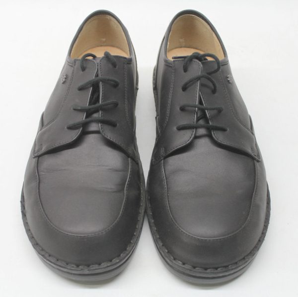 Finn Comfort Mens Hilversum Black Leather Shoes - UK 8 Online now