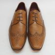 Loake Mens Shoes Kruger Brogue Wingtip Work Casual Flat Leather - UK 9 Sale