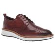 St.1 Hybrid Full Grain Leather Men s Brogue Derby Shoes Online Hot Sale