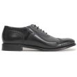 Loake 201 Black Mens Leather Semi-Brogue Formal Oxford Shoes - UK 11 Hot on Sale