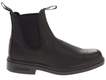 063 Water-Resistant Leather Unisex Chelsea Boots Discount