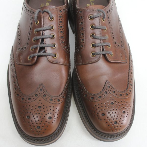 Loake Mens Shoes Chester Casual Low-Profile Goodyear-Welt Lace-Up Leather - UK 8.5 Discount