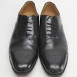 Loake 201 Black Mens Leather Semi-Brogue Formal Oxford Shoes - UK 11 Hot on Sale