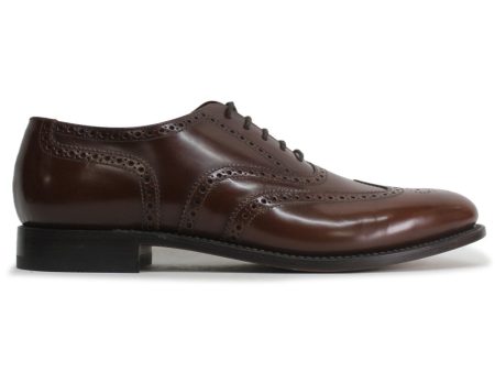 Loake 202 Brown Mens Leather Lace-up Brogues Wingtip Oxford Shoes - UK 10.5 Hot on Sale