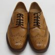 Loake Chester 2 Tan Mens Leather Lace-up Brogues Formal Shoes - UK 9.5 Sale