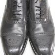 Loake 201 Black Mens Leather Semi-Brogue Formal Oxford Shoes - UK 11 Hot on Sale