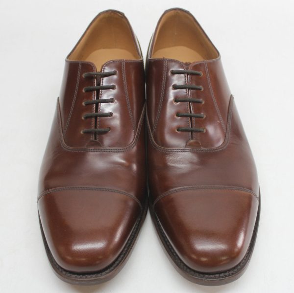 Loake 200 Brown Mens Leather Oxford Formal Smart Lace-up Shoes - UK 8 Online Sale