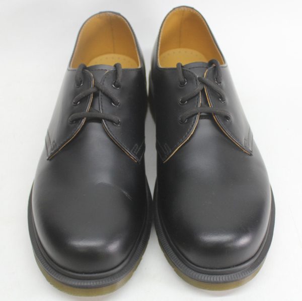 Dr. Martens Unisex Shoes 1461 PW Casual Lace-Up Low Profile Smooth Leather - UK 8 Online Hot Sale