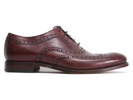 Loake Mens Shoes Fearnley Brogue Wingtip Lace-Up Oxford Leather - UK 9.5 Online