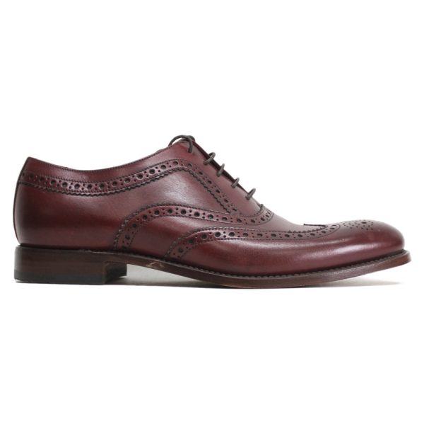 Loake Mens Shoes Fearnley Brogue Wingtip Lace-Up Oxford Leather - UK 9.5 Online