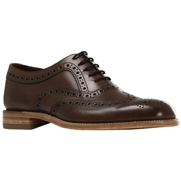 Fearnley Polished Leather Men s Brogue Shoes Fashion