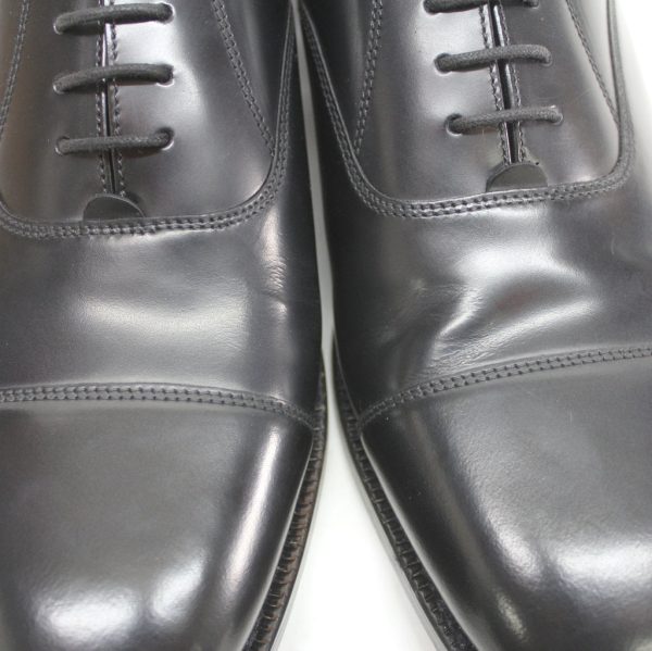 Loake 200 Black Mens Leather Oxford Formal Smart Lace-up Shoes - UK 8 Hot on Sale