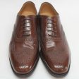 Loake 202 Brown Mens Leather Lace-up Brogues Wingtip Oxford Shoes - UK 9 Online now