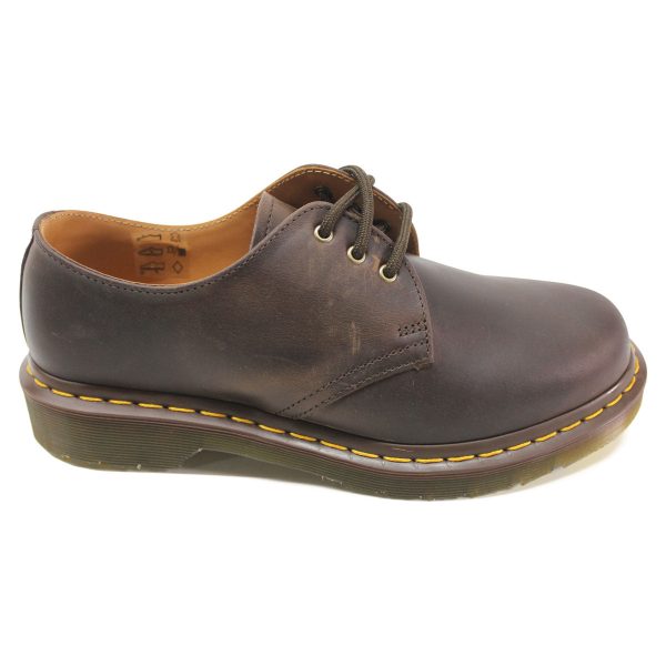 Dr. Martens Unisex 1461 3 Eyelet Leather Shoes - UK 6 Hot on Sale